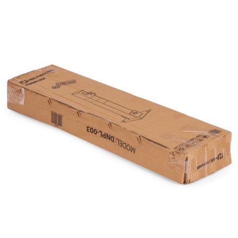 Blokada parkingowa składana słupek 60 cm na klucz z odblaskowymi pasami