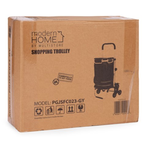 Wózek na zakupy składany torba 30 litrów potrójne koła kieszeń termiczna ModernHome