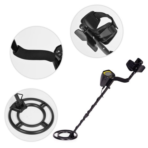 Wykrywacz metali detektor 3 tryby do poszukiwań złota srebra monet LCD