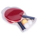 Zestaw do tenisa stołowego 2 paletki do ping-ponga 3 piłeczki