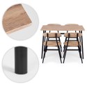 Zestaw mebli do jadalni kuchni stół + 4 krzesła OSLO ModernHome