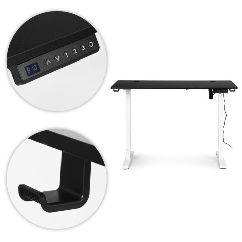 Biurko elektryczne regulowane 120x60 cm regulacja wysokości 72-117 cm ModernHome