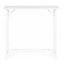 Biurko komputerowe składane 80x45 cm stolik pod laptopa białe ModernHome
