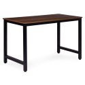 Biurko komputerowe szkolne stół 120x60 cm ciemny orzech ModernHome