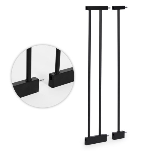 Bramka barierka zabezpieczająca 74-100 cm na schody i drzwi metal drewno dodatkowe panele