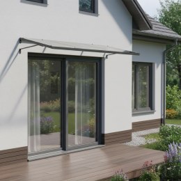 Daszek nad drzwi wejściowe 113x80 cm zadaszenie osłona UV MultiGarden