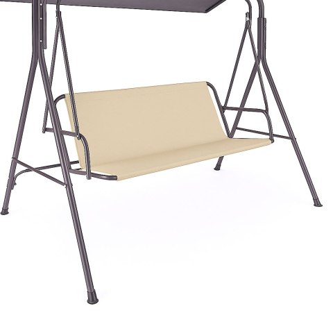 Siedzisko podkład do huśtawki ogrodowej 127x100 cm beżowe MultiGarden