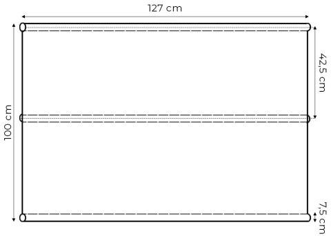 Siedzisko podkład do huśtawki ogrodowej 127x100 cm beżowe MultiGarden