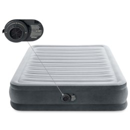 Materac łóżko do spania dwuosobowy z pompką automatyczną 191x137 cm INTEX 67768