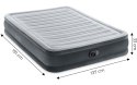 Materac łóżko do spania dwuosobowy z pompką automatyczną 191x137 cm INTEX 67768