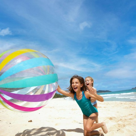 Dmuchana piłka plażowa duża Jumbo 107 cm INTEX 59065