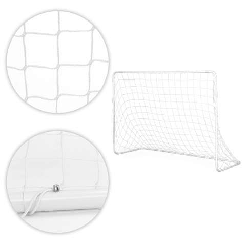 Dwie bramki piłkarskie z siatką do piłki nożnej 180x122 cm MOVEPRO