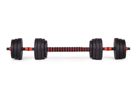 Hantle regulowane 2x20 kg sztanga zestaw 40 kg gryf MOVEPRO