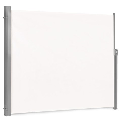 Składana markiza 300x180 cm boczna roleta parawan do ogrodu na taras beżowa MultiGarden