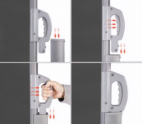 Składana markiza 300x200 cm boczna roleta parawan do ogrodu na taras antracyt MultiGarden