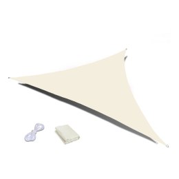 Żagiel przeciwsłoneczny daszek wodoodporny 5x5x5m beżowy MultiGarden