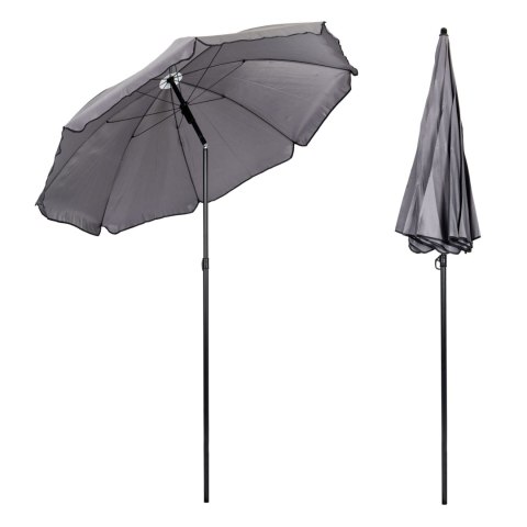 Komplet mebli ogrodowych stolik 4 krzesła parasol MultiGarden