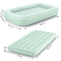 Materac dmuchany z bandami głębokie łóżko dla dziecka + pompka INTEX 66810