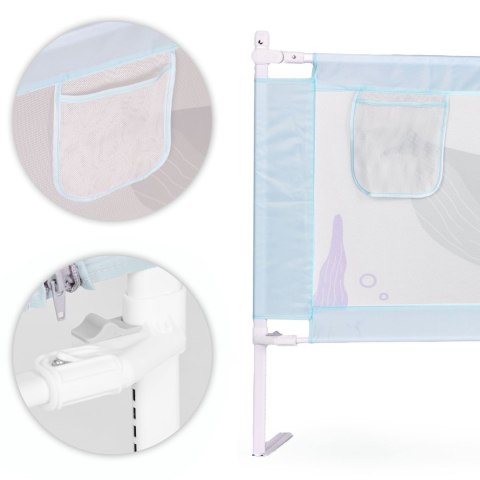 Barierka ochronna na łóżko 200 cm osłona zabezpieczenie dla dzieci ECOTOYS