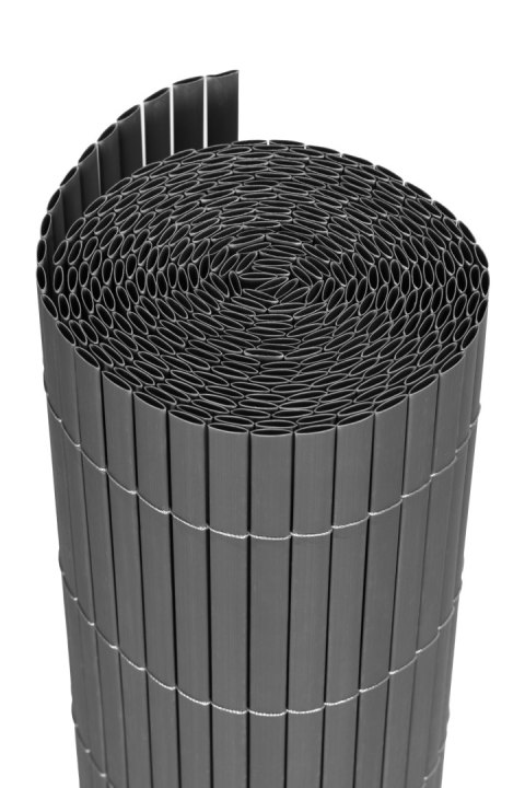Dwustronna mata bambusowa 100x500 cm na balkon taras ogrodzenie antracyt MultiGarden
