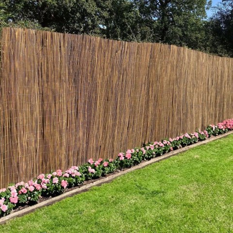 Dwustronna mata bambusowa 150x300 cm na balkon taras ogrodzenie naturalna MultiGarden