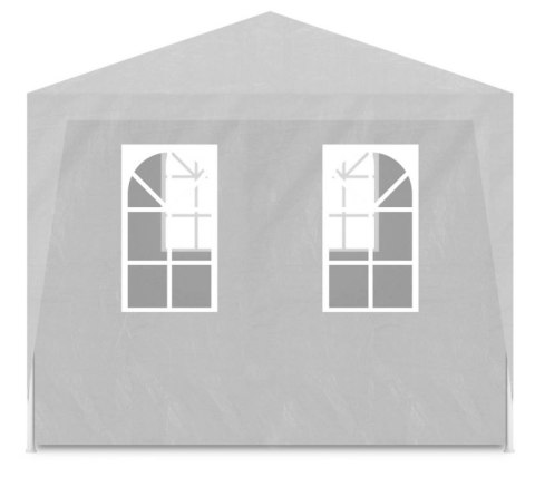 Namiot pawilon ogrodowy handlowy 3x9 m 8 ścianek biały MultiGarden