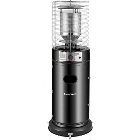 Ogrzewacz gazowy grzejnik 11 kW szklany na ogród patio reduktor wąż pokrowiec