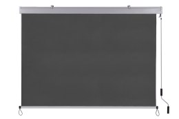 Roleta markiza pionowa zwijana na korbkę balkon taras altana antracyt MultiGarden