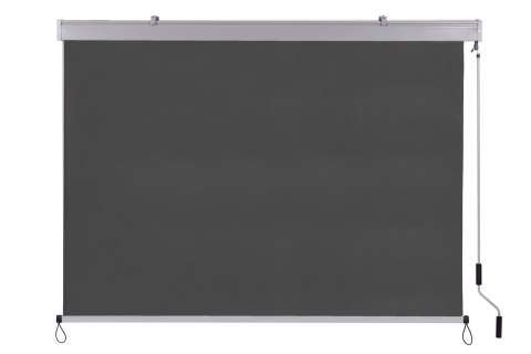 Roleta markiza pionowa zwijana na korbkę balkon taras altana antracyt MultiGarden