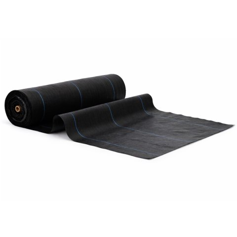 Agrowłóknina czarna agrotkanina UV 135g mata antychwastowa 3,2x50m kołki MulltiGarden