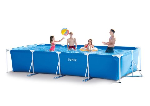 Basen ogrodowy stelażowy duży prostokątny 4,5x2,2 m INTEX 28274