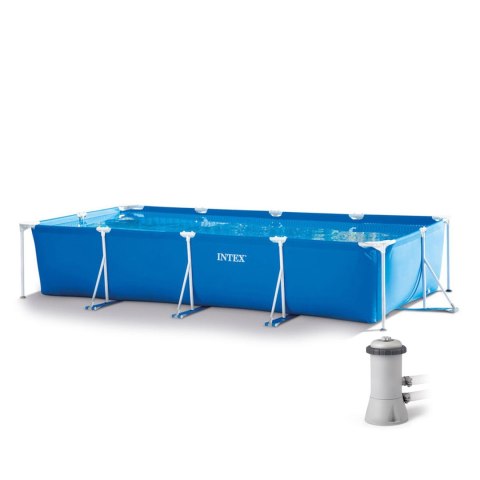 Basen ogrodowy stelażowy duży prostokątny 4,5x2,2 m INTEX 28274