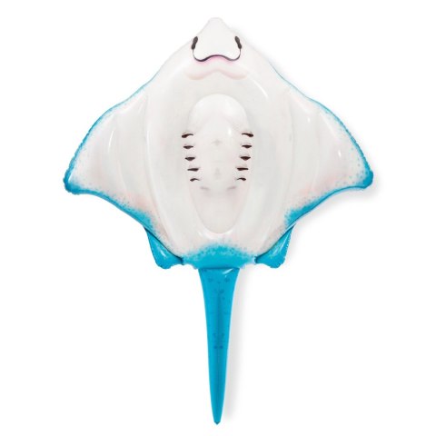 Dmuchany materac do pływania 185x145 cm z uchwytami płaszczka INTEX 57576