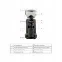 Młynek elektryczny żarnowy do kawy automatyczny 25 poziomów WEBBER CG6 180W