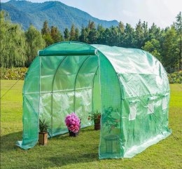 Szklarnia tunel ogrodowy foliowy 3x2x2 m 6 m² metalowy stelaż folia UV