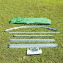 Szklarnia tunel ogrodowy foliowy 3x2x2 m 6 m² metalowy stelaż folia UV