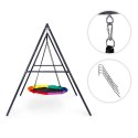 Huśtawka ogrodowa dla dzieci bocianie gniazdo 100 cm stalowy stelaż ECOTOYS