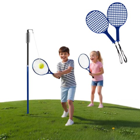 Speedball turnball tenis na lince zestaw 2 rakietki piłka słupek MOVEPRO