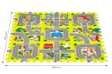 Mata piankowa dla dzieci miasto 9 elementów 90,5x90,5 cm IPLAY