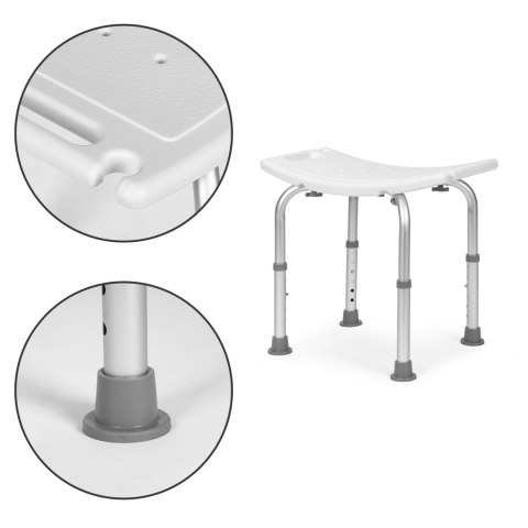 Taboret krzesełko prysznicowe łazienkowe rehabilitacyjne ModernHome