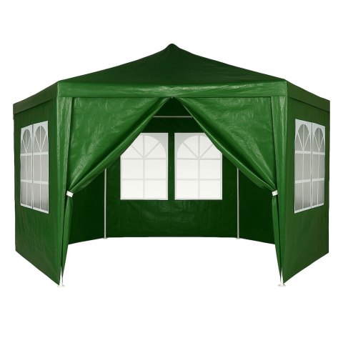 Namiot pawilon ogrodowy handlowy 2x2x2 m z oknami zielony MultiGarden