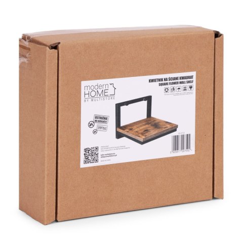 Kwietnik ścienny półka wisząca na kwiaty ozdoby loft ModernHome