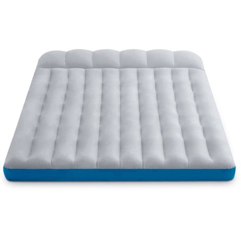 Materac dmuchany dwuosobowy kempingowy 193x127x17 cm łóżko z zagłówkiem INTEX 67999