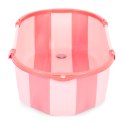 Wanienka dla dzieci wanna turystyczna składana odpływ różowa ECOTOYS